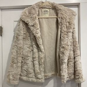 Plush fur coat